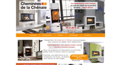 Desktop Screenshot of cheminees-chenaie.com